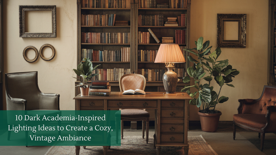 10 Dark Academia-Inspired Lighting Ideas to Create a Cozy, Vintage Ambiance