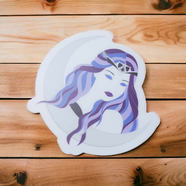 Galaxy Goddess Vinyl Sticker