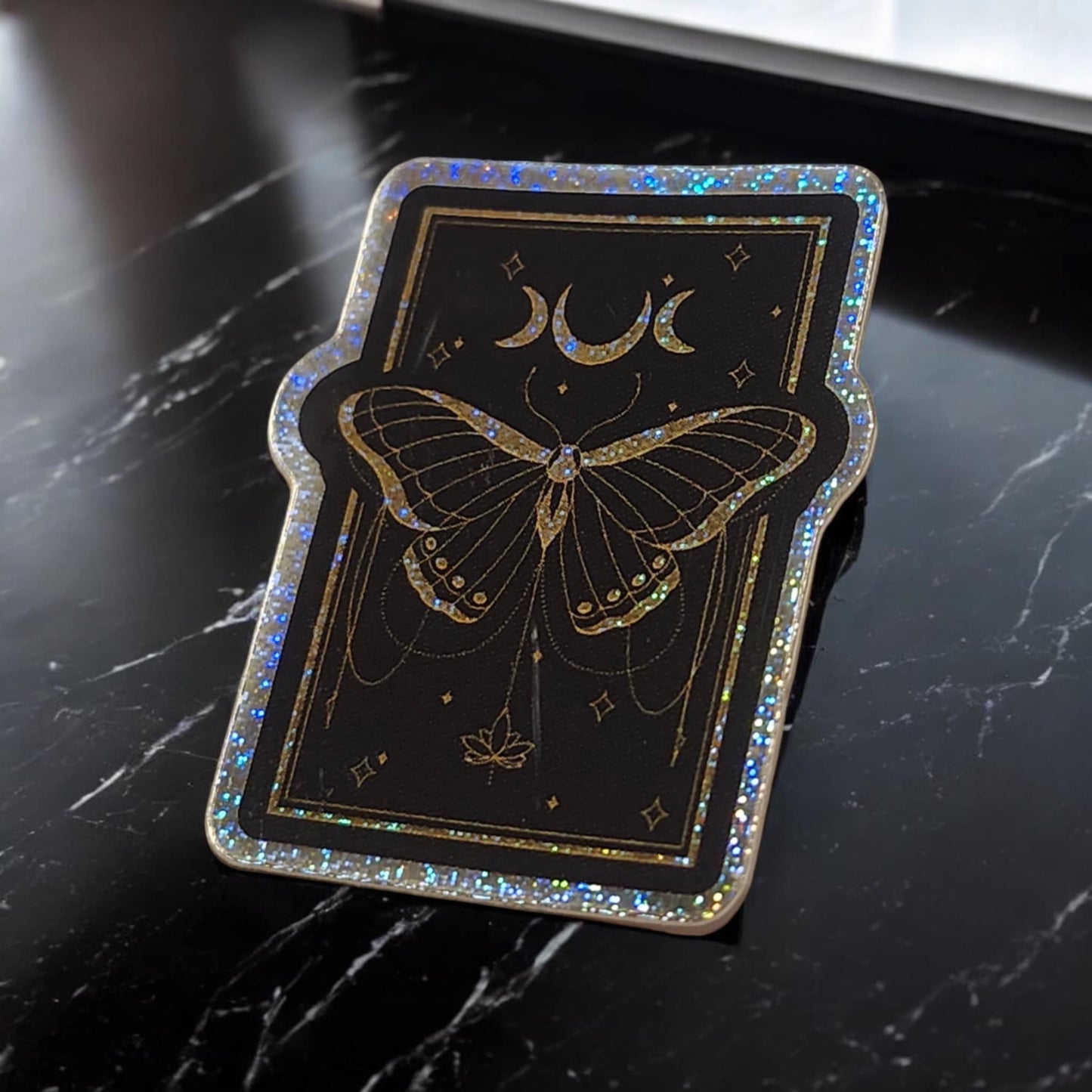 Lunar Butterfly Fairy Dust Holographic Sticker