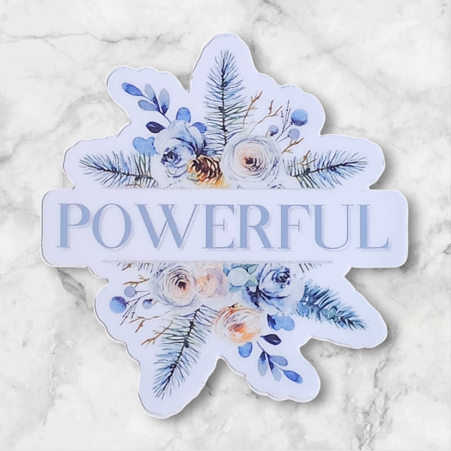 Powerful Vinyl Sticker