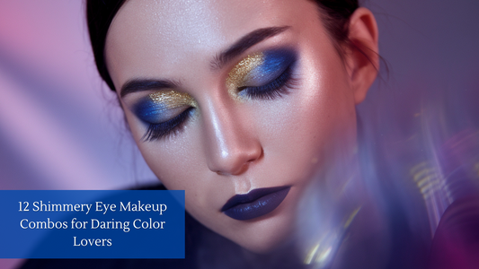 12 Shimmery Eye Makeup Combos for Daring Color Lovers