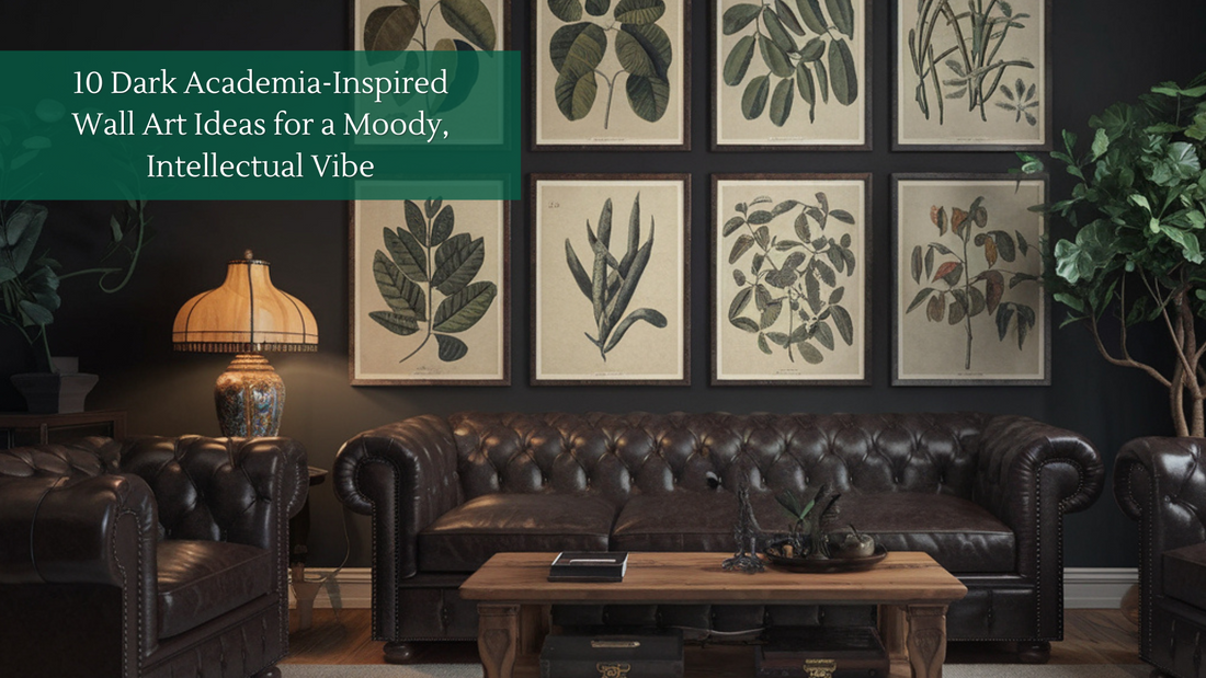 10 Dark Academia-Inspired Wall Art Ideas for a Moody, Intellectual Vibe
