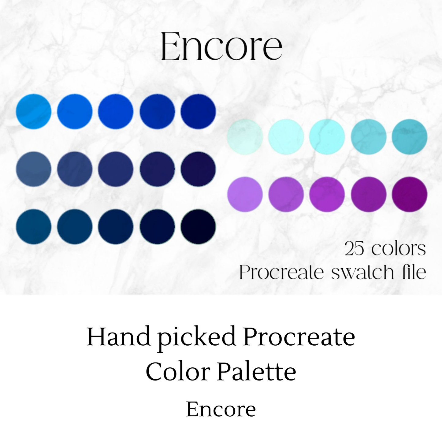 Encore Procreate Color Palette