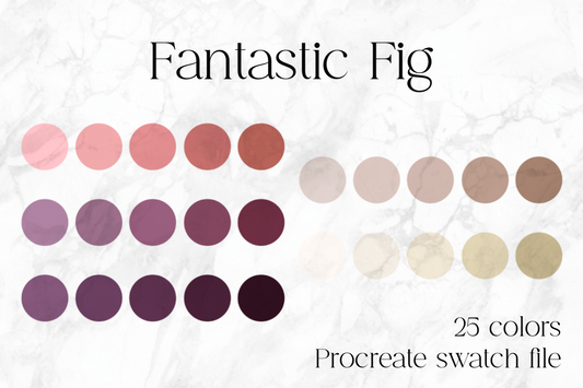 Fantastic Fig Procreate Color Palette