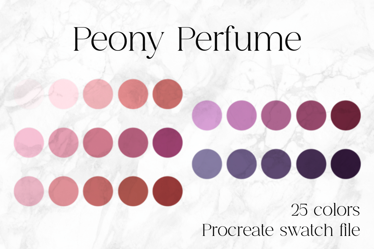 Peony Perfume Procreate Color Palette