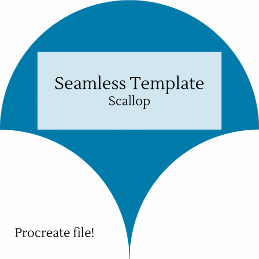 FREE - Scallop Seamless Pattern Template